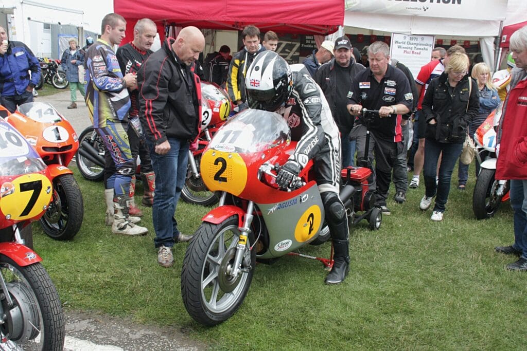 Phil Read on the MV Agusta 4 cylinder