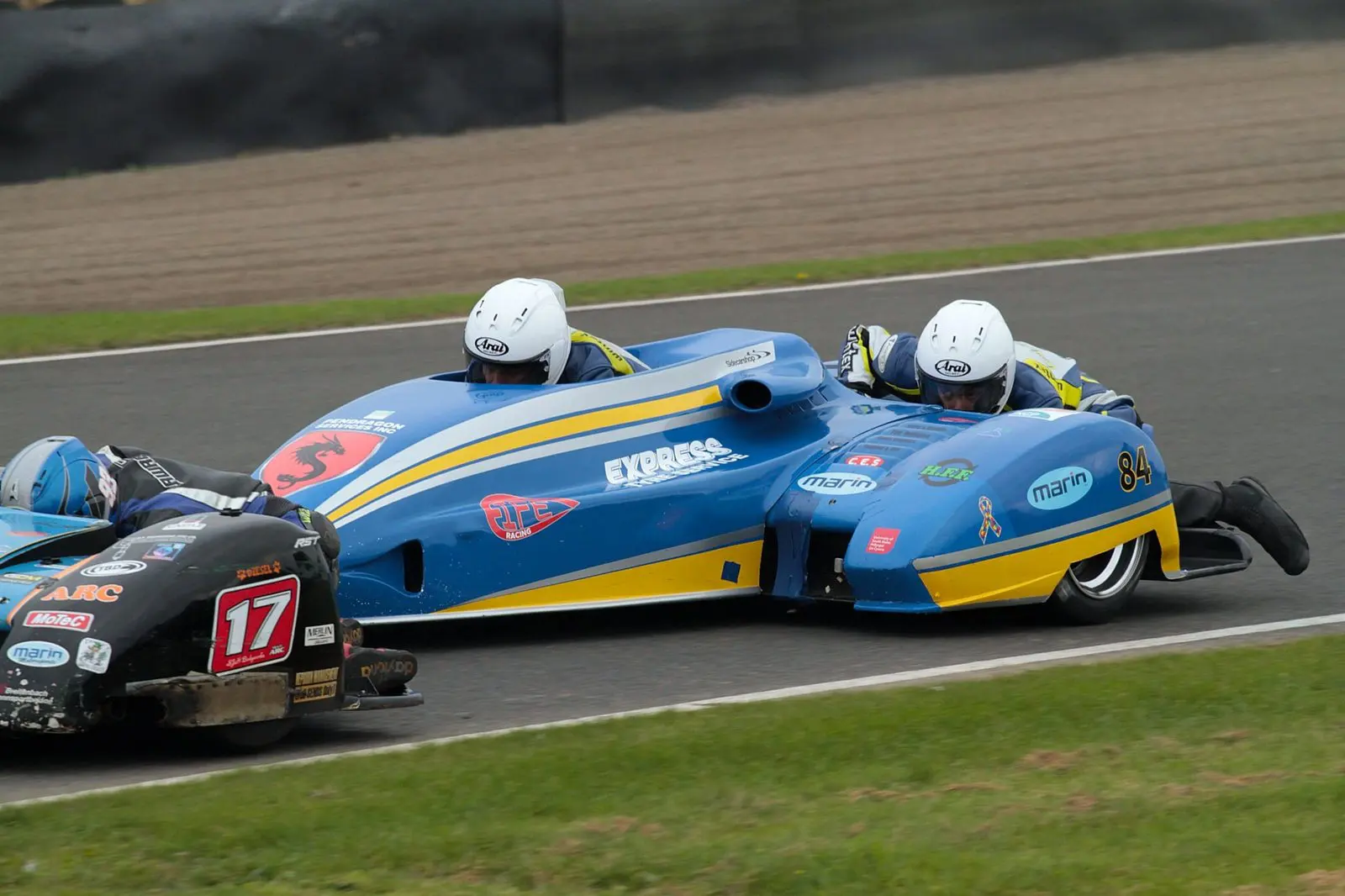 sidecars at knock hill 50th anniversary race